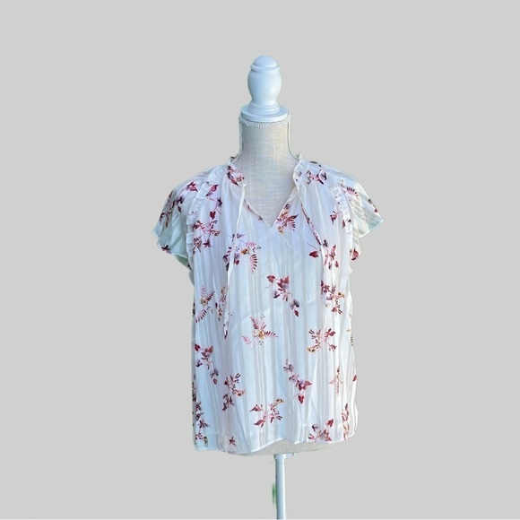 Ann Taylor Factory Tops - Flutter Sleeve Blouse
